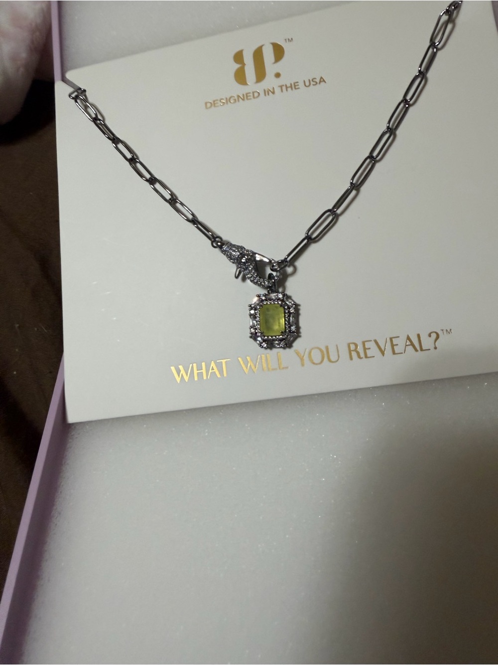 Yellow Jade on Hematite Necklace